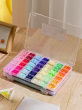 ピン豆材料整理ボックス【刺繍用品・ジュエリー収納・イヤリング・ネックレス・指輪・イヤスタッド用】