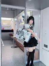 応援用トートバッグ【フロントポケット付き・果凍パターン・コンサート用】
