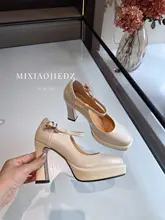 防水の高ヒールシューズ【真皮・快適な浅口デザイン・秋用】