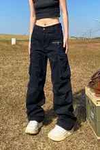apocket レディースシンプルストレートワークパンツ【カジュアルデザイン・多ポケット・ゆったりフィット】