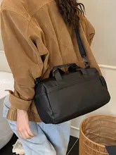 小型防水ジムバッグ【シンプルデザイン・日常用・ショルダー＆ハンドル付き】