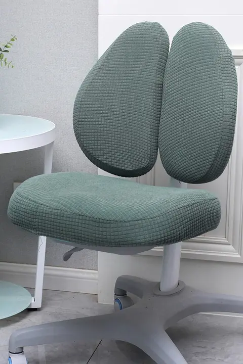 子供用学習チェアカバー【伸縮性・ダブルバックサポート・昇降可能・テーブル用】