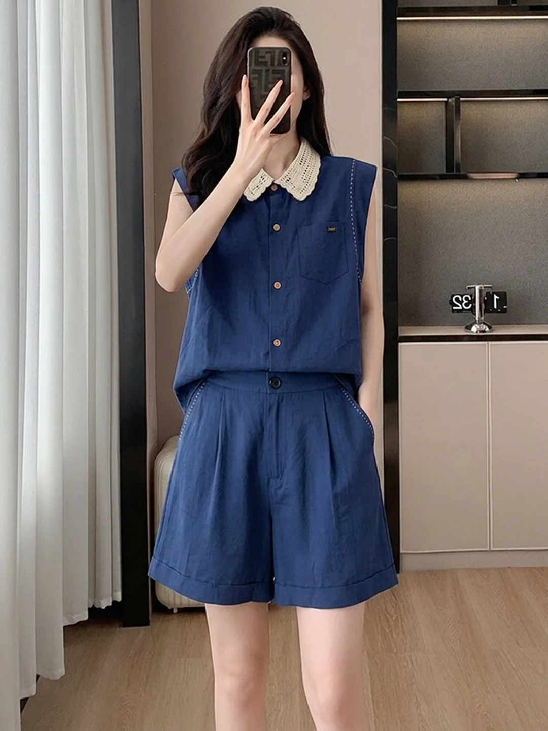 大きいサイズオフィスカジュアルをどう選ぶ？李柒七の夏用セットアップが解決する通勤の悩みとは