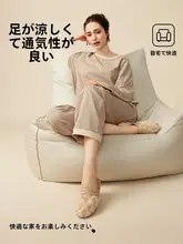 室内用リネン製スリッパ【防滑・防臭】（セットアップ対応）