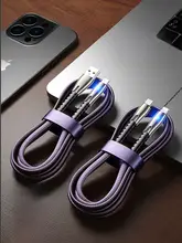 位度ライトニングケーブル【2m・iPhone 15/14/13対応・急速充電・20W・iPad対応】