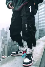多ポケット工事パンツ【メンズ・春秋用・ルーズフィット・ヒップホップスタイル・ロングパンツ】（セットアップ対応）