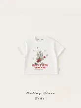 かわいいデザインの男の子用半袖Tシャツ【夏用・おしゃれ・コットン】