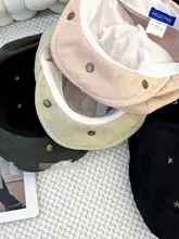 個性的デザインのベレー帽【フランス風・ひらりとした淵・レトロスタイル】