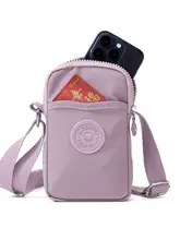 女性用ミニショルダーバッグ【軽量ナイロン製・縦型・カジュアル�・多用途】