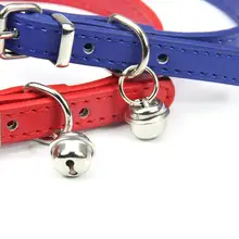 風に揺れるキャンディカラーのペットカラー【シンプルデザイン・ベル付き・猫用・犬用】