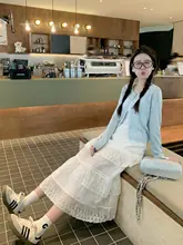 春季に最適！薄手のニットカーディガン【防晒・短丈・明るい色合い】（セットアップ対応）