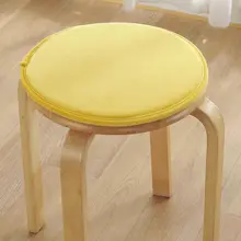 円形スツールクッション 小椅子用クッション スポンジとプラッシュ