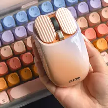 Bluetooth ワイヤレスマウス 超薄型 キャンディカラー レディース オフィス ノートPC タブレット 充電式「Lofree」