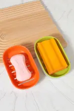 スタイリッシュな2段式石鹸ディスペンサー【家庭用・水切り機能付き・バスルーム用】