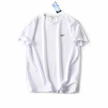 高級ハニカム織り生地の夏用 メンズカジュアル反射柄ストレッチ速乾Tシャツ