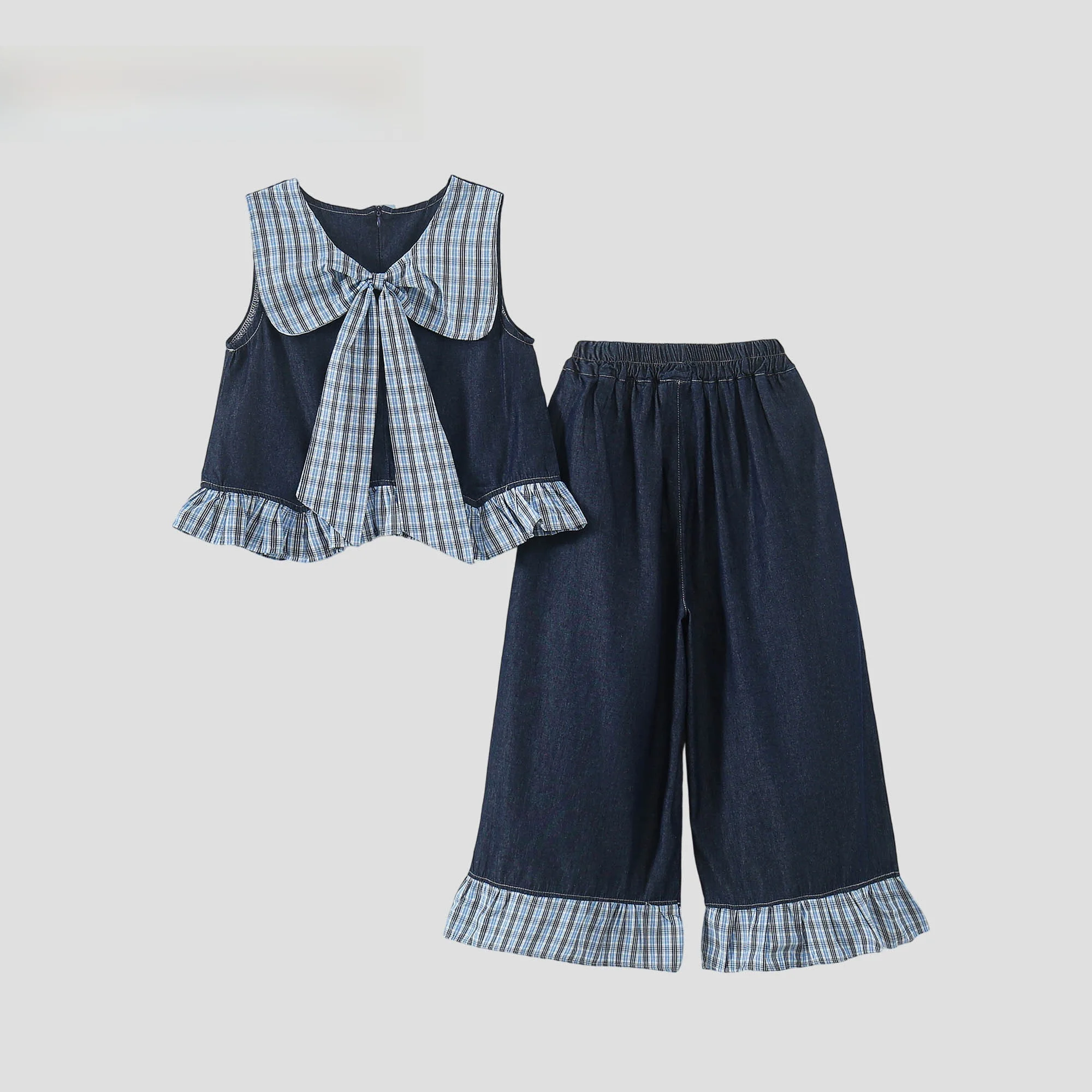 2歳女の子服おしゃれ：フリル付きチェック柄セットアップの実用性と選定基準