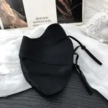 シルク製フェイスマスク【男女兼用・紫外線対策・通気性のある薄手・黒・グレー】