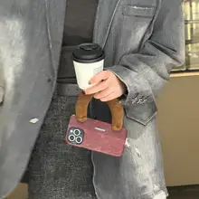 手提げ腕 strap 付き秋冬用スマートフォンケース【iPhone対応・防摔・高級感】
