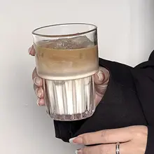 デザイン性の高いアクリル製マグカップ【カフェスタイル・重ねられる・アイスラテ用】