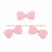 4cm 羊毛フェルト ハート型クリスマスリース【韓国風 デコレーション用 花盒・装飾アクセサリー】