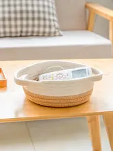 収納バスケット ベビー おもちゃ 綿糸 編み 家庭用 収納