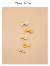 かわいいプリンセス風 ヘアクリップ【フルカバー布製・ベビー用・傷つきにくい】（セットアップ対応）