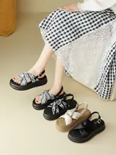 夏用 厚底サンダル【快適な一足入れタイプ・リゾートビーチ用・疲れにくいデザイン】