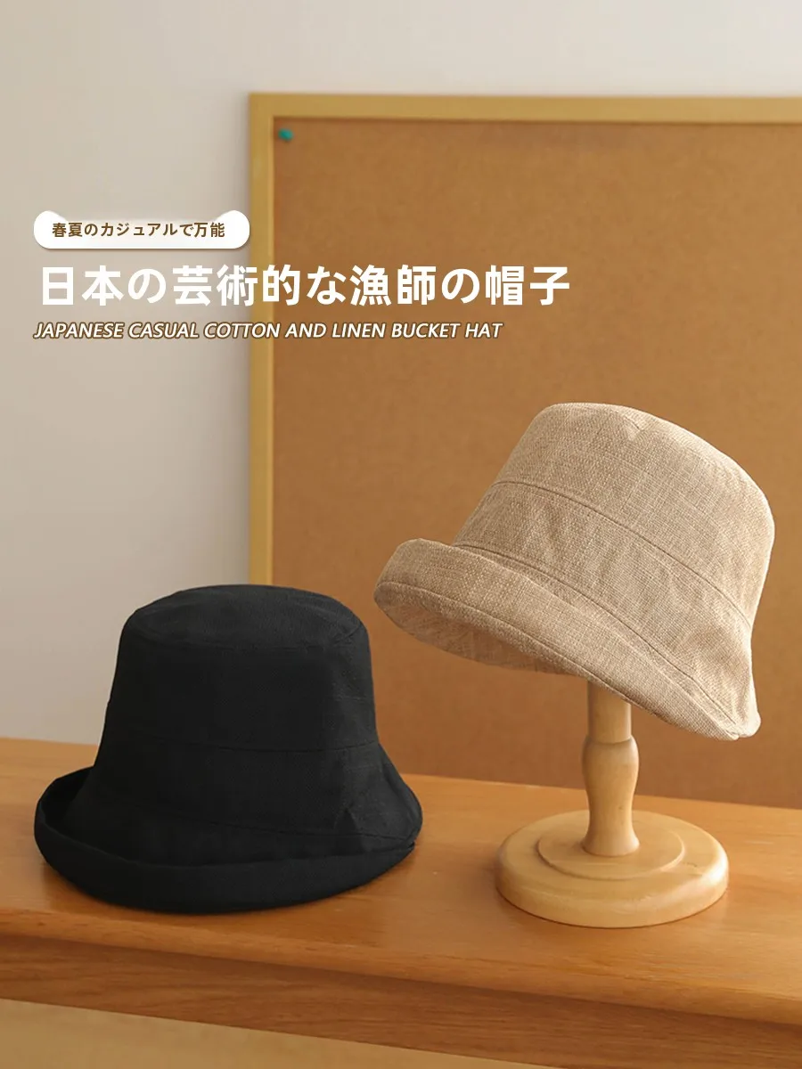和風文学綿麻漁師帽子春夏無地：自然素材與日常通勤的完美平衡