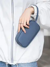 スタイリッシュでシンプルなソフトレザー大容量ハンドバッグ【真皮・ミニ財布としても使用可能】