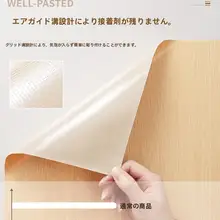 エレベーターのドアステッカー【高級木目調・内部装飾用・自己粘着壁紙】