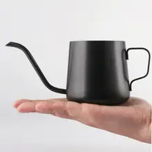 コーヒー用ドリップポット【ステンレス製・細口・穴あけ不要フィルター付き】（セットアップ対応）