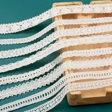 両面コットン編みレーステープ【DIY手作り服飾・装飾用】
