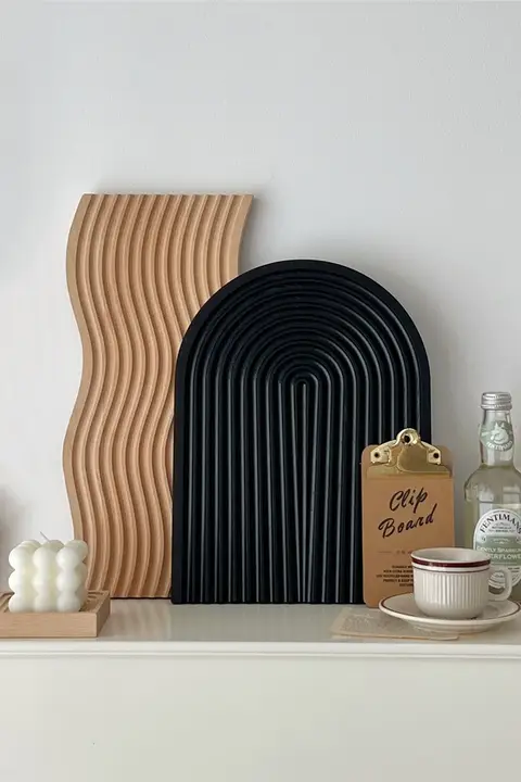 黒色木製トレー【ディスプレイ用・アロマ・香水収納・インテリア装飾】