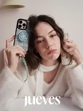 JUEVES スマホケース iPhone対応 手帳型 ヴィンテージ チェック柄 マグネット 着回し オリジナル 「JUEVES」