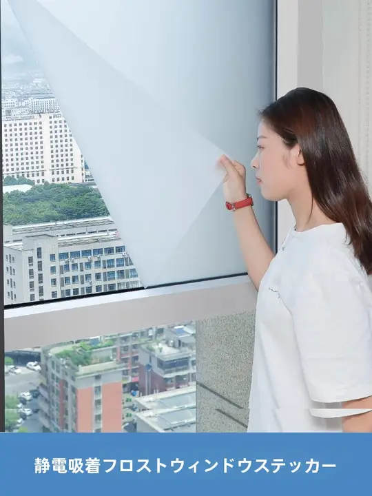 プライバシー保護用マットガラスフィルム【透光性・防犯・家庭用】