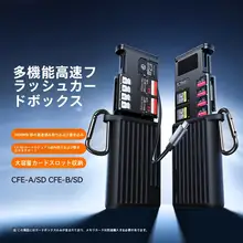Ulanzi CFEA/CFEB多機能SDカードリーダー【Type-C接続・高速データ転送・カメラ/スマホ/PC対応】