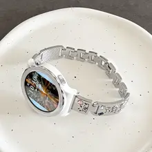 スマートウォッチベルト メタルチェーン 犬モチーフ 上品 Huawei Watch GT3 GT4 GT5 Apple Watch Xiaomi 対応