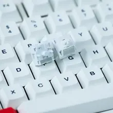 自作キーボード スイッチ リニア ホワイトフォックス V2 HIFIな打鍵音 早期ボトムアウト ホットスワップ対応