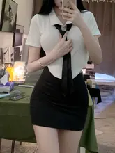 女性用デザイン性のあるショート袖シャツ【フィット感・ウエストマーク・白】