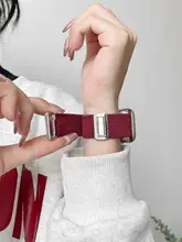 女性向け 編み込みデザインApple Watch用バンド【マグネット式・対応機種多数】