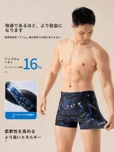 361° 速乾性 メンズ水泳パンツ【平角デザイン・成人用・温泉対応】