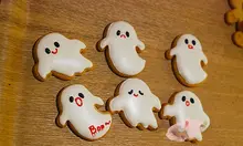 ハロウィン クッキー型 キャラクター おばけ 立体 3Dプリント 手押し 家庭用 製菓道具 饅頭 生地
