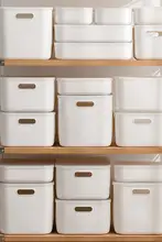 衣類整理収納ボックス【プラスチック製・内衣・化粧品用・デスクトップ用】