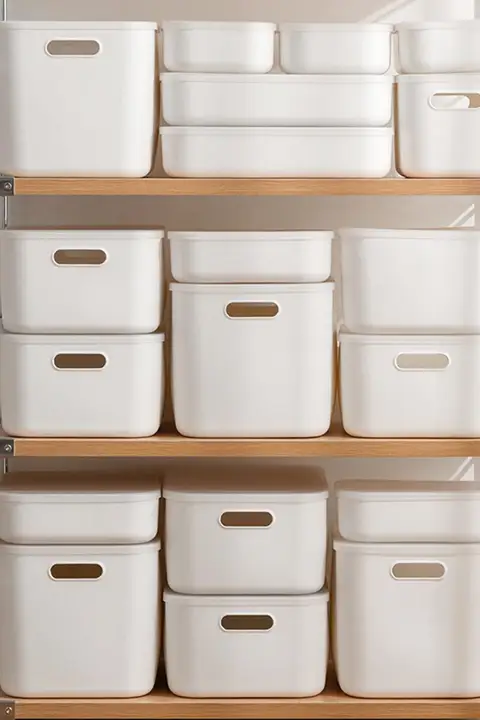衣類整理収納ボックス【プラスチック製・内衣・化粧品用・デスクトップ用】