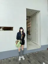 精纺羊毛製 短ジャケットと花柄スカート【色染め技術・ハンドメイド】（セットアップ対応）