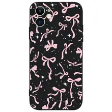 可愛いリボン付きピンクのスマホケース【iPhone 15 Pro Max・Apple 14・Xiaomi 13・Huawei Mate 60・OPPO Reno 9・OnePlus 11対応】