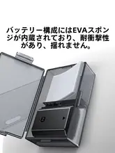 カメラ バッテリーケース メモリーカードケース ミラーレス用 SDカード 収納 持ち運び 整理
