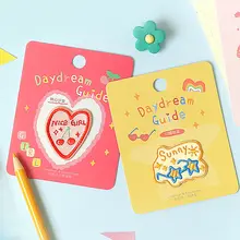 かわいい少女心刺繍入り布製デコレーションシール【自粘着・バッグ・衣服・帽子・スマホ・iPad用】