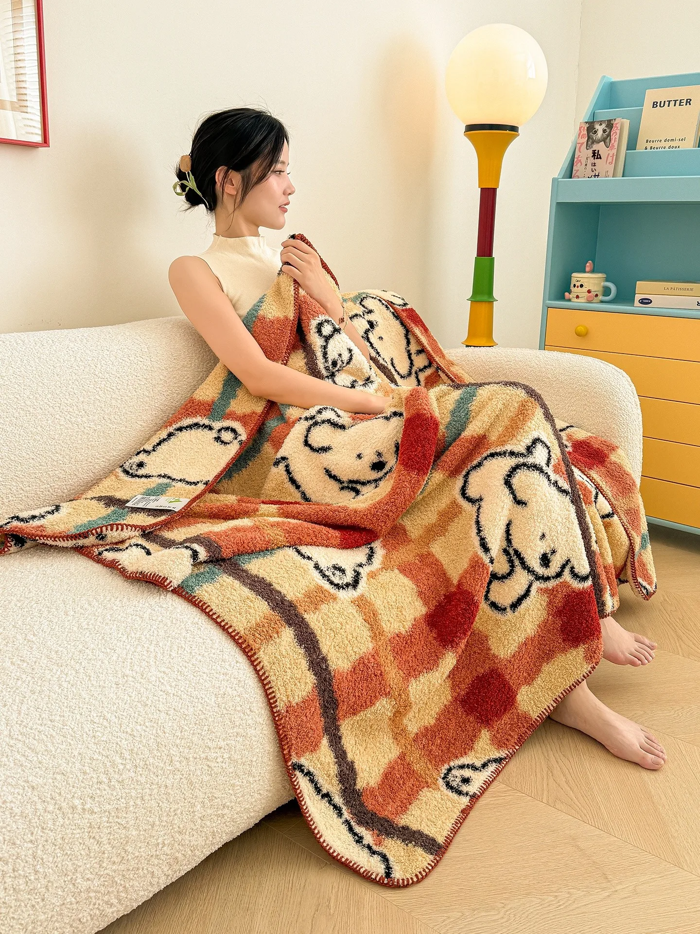 子供向けペットおすすめのアイテムとしてのかわいい犬のデザイン毛布