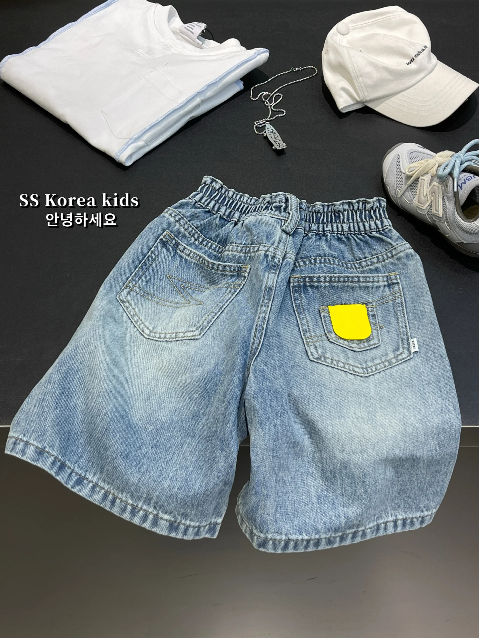 4歳の男の子に合う服のサイズは？夏用のデニムショートパンツが解決するリアルな悩み